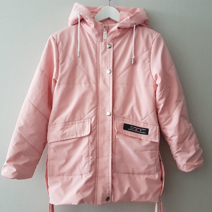Куртка весна нежно-розовая 158