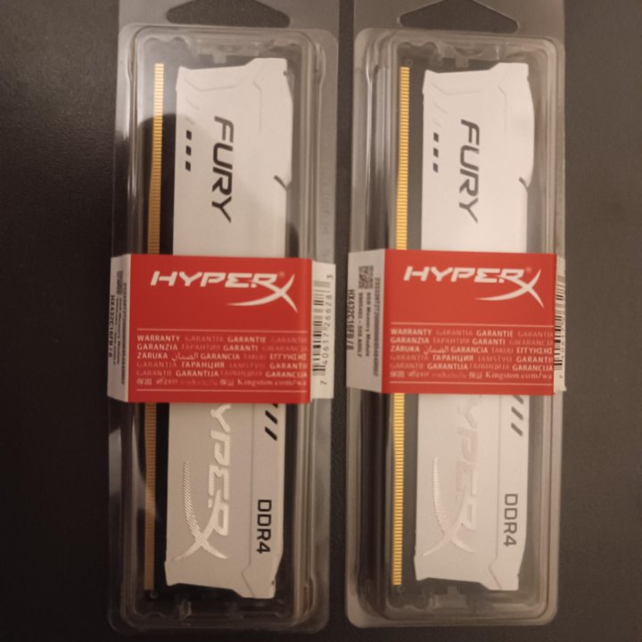 HyperX fury ddr4 2х8gb 3200