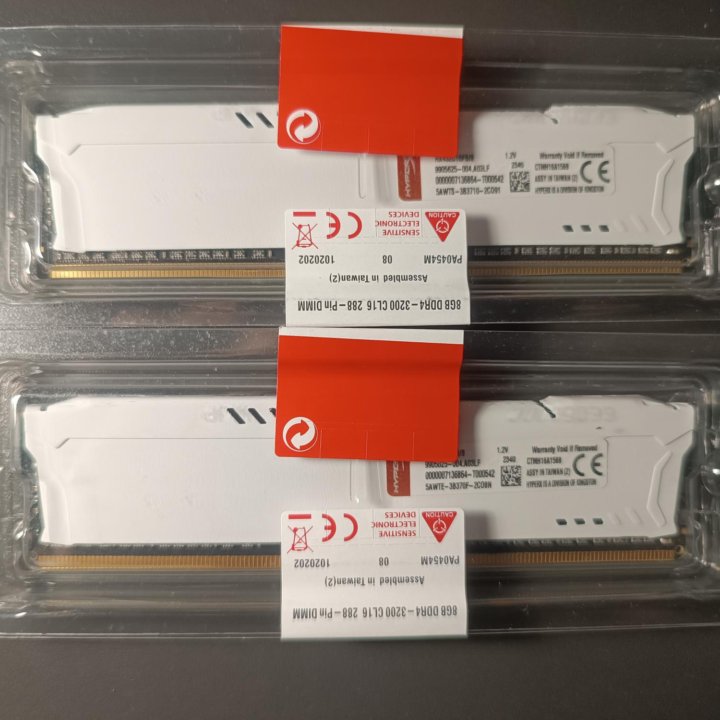 HyperX fury ddr4 2х8gb 3200