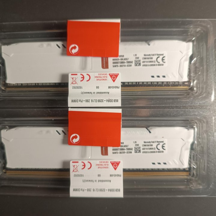 HyperX fury ddr4 2х8gb 3200