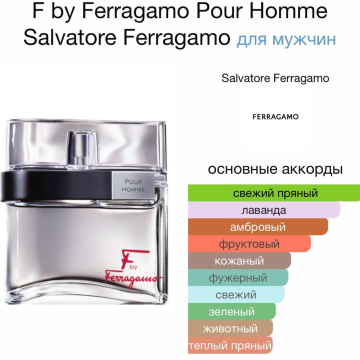 Мужские духи F by Ferragamo Salvatore Ferragamo