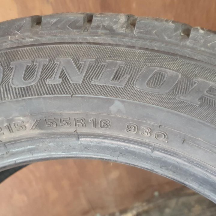 215/55/16 Dunlop WinterMaxxWM02 2019 год.