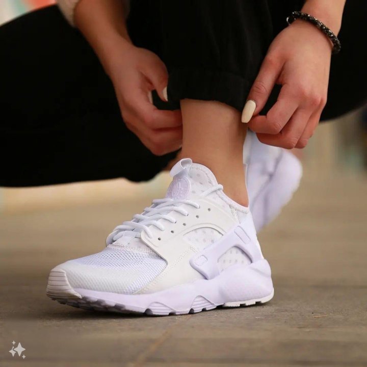 Кроссовки женские nike air huarache white