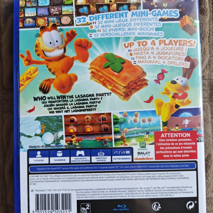 Garfield Lasagna Party (PS4 & PS5)