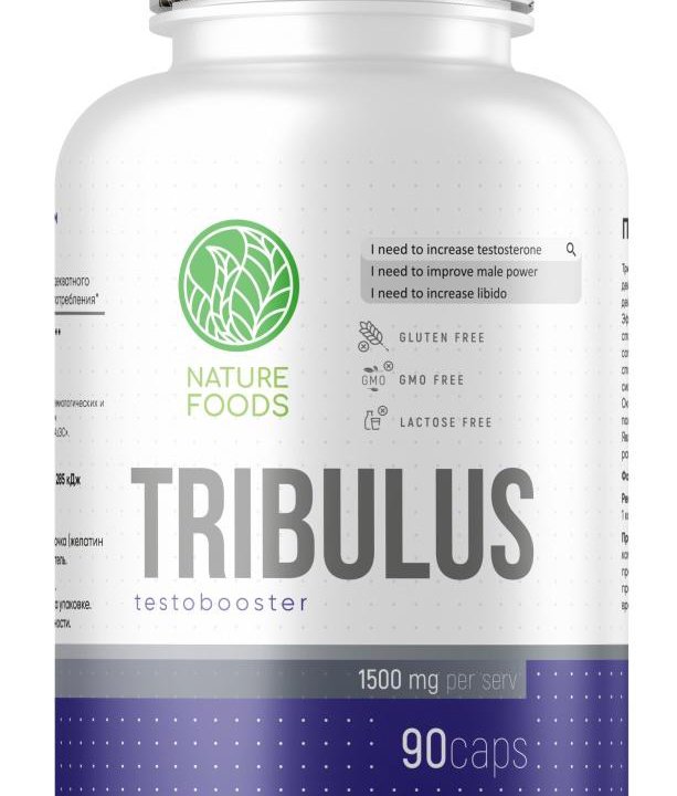 Тестобустер Nature Foods Tribulus 90 капсул