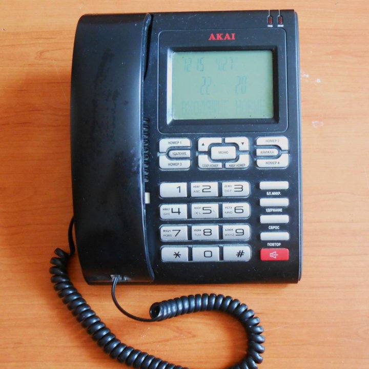 Аппарат телефонный проводной AKAI АТ-А256