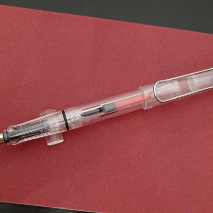 Перьевая ручка прозрачная с пером Stub 1,1 mm