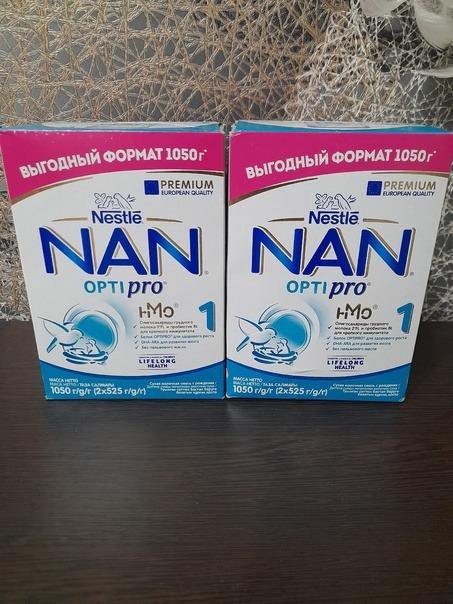 Смесь NAN 1,2и 3 optipro молочная 1.05кг новые