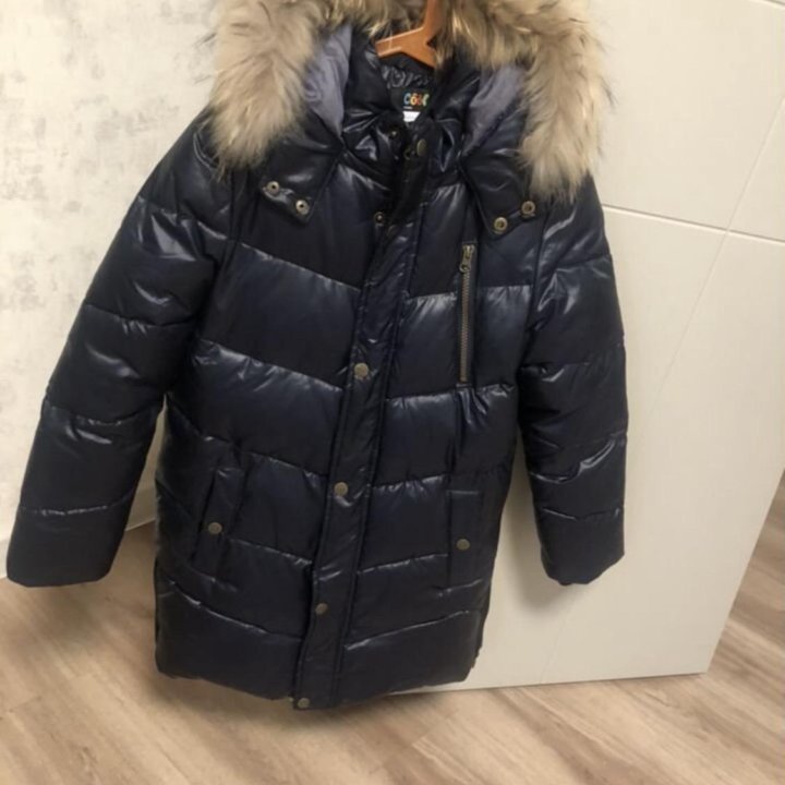 Куртка пуховик парка для мальчика 152р. Зима