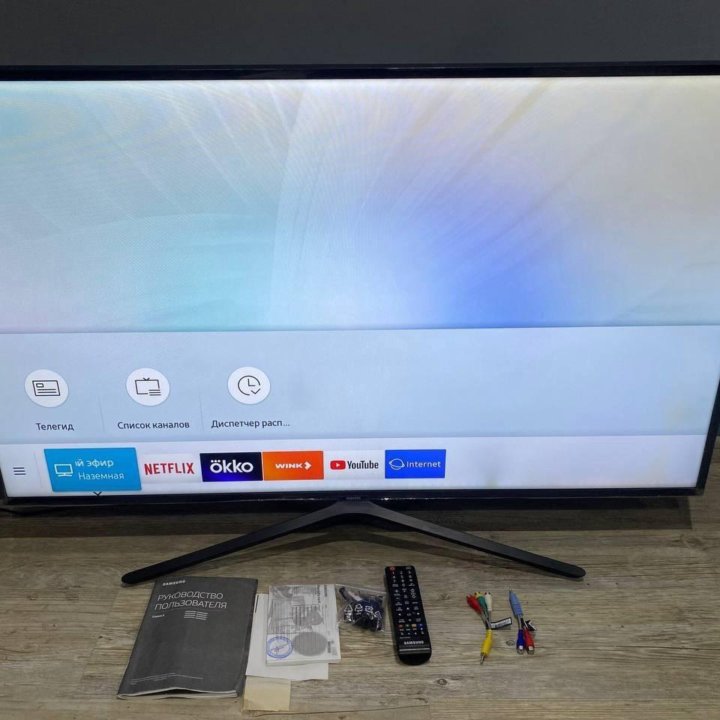 LED тв Samsung 49 дюймов Smart TV, Wi-Fi