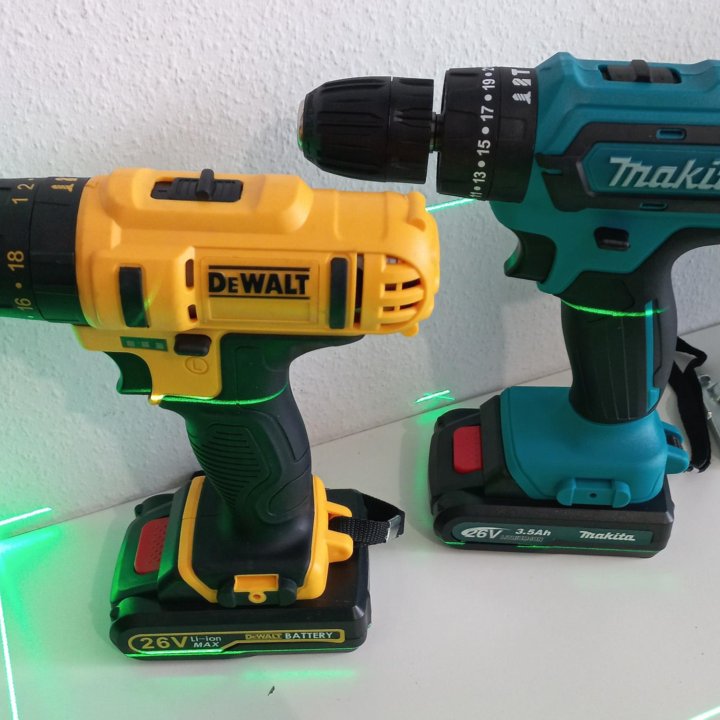 Шуруповерт, перфоратор, ушм Makita, Dewalt, Bosch