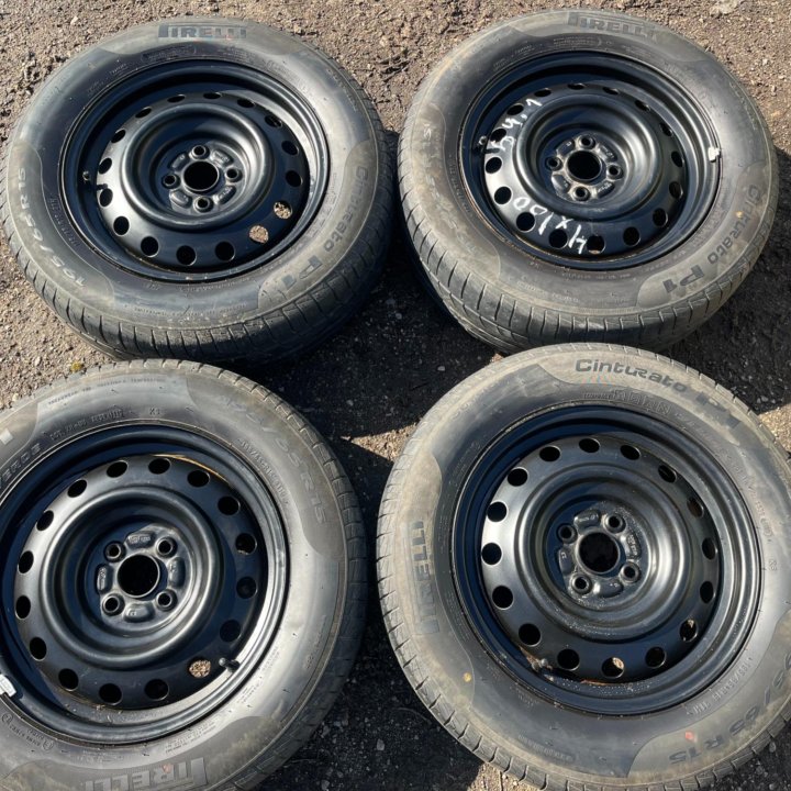 Лето Pirelli 195/65 R15 Диски Стальные 4x100 D54.1