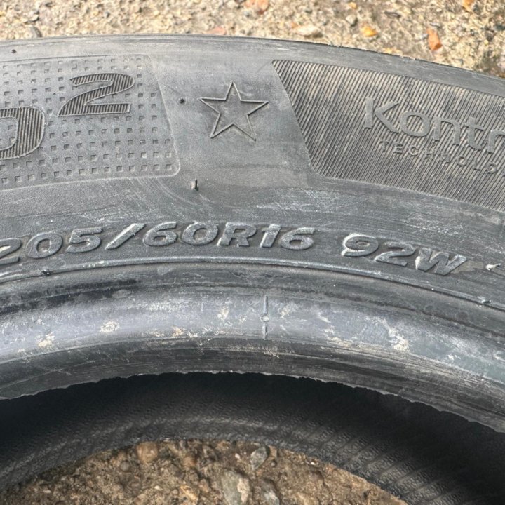 205/60 R16 HANKOOK ЛЕТО