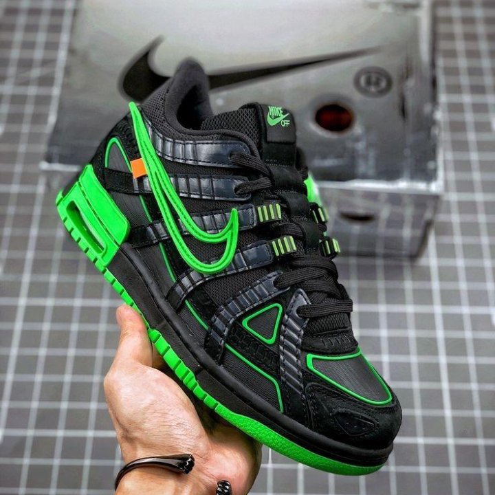 Nike x Off-White Air Rubber Dunk 'Black Green'