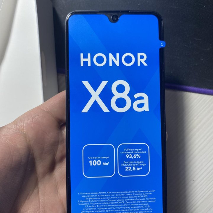 Смартфон HONORX8a 6/128