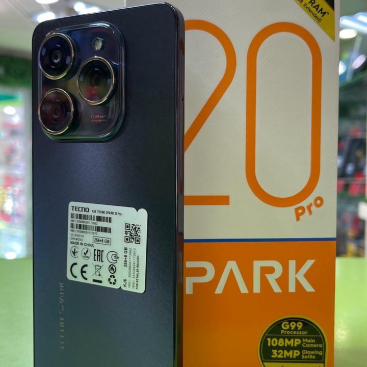 Tecno Spark 20 Pro - 8/256Gb 5000mAh 6.78