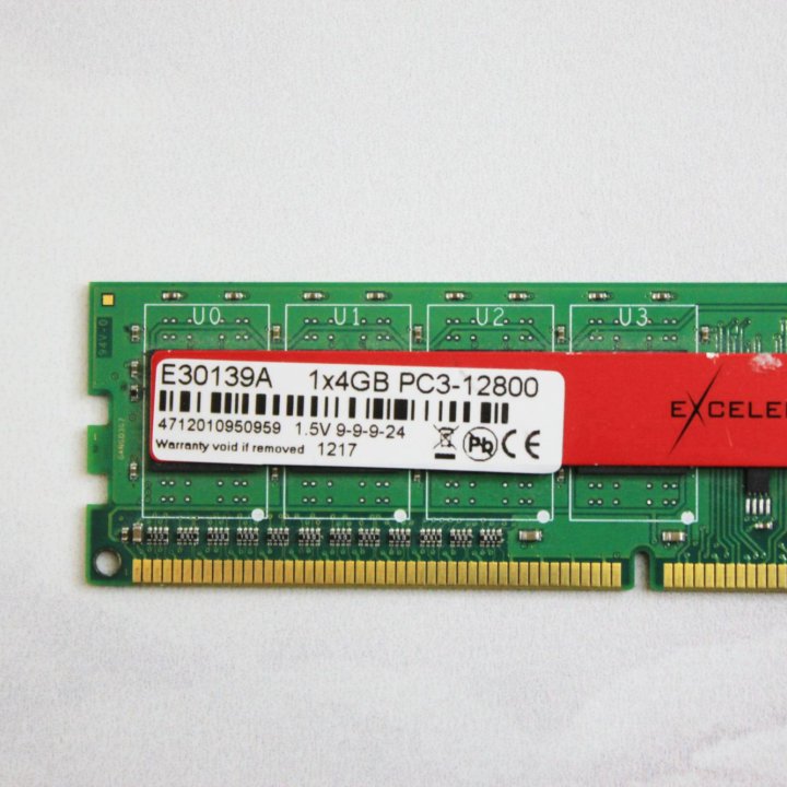 Оперативная память DDR3 4 GB 1333 MHz eXceleram