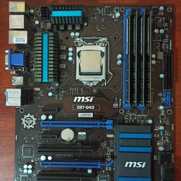 Игровой комплект i7-4790K, MSI Z87-G43, 32GB DDR3