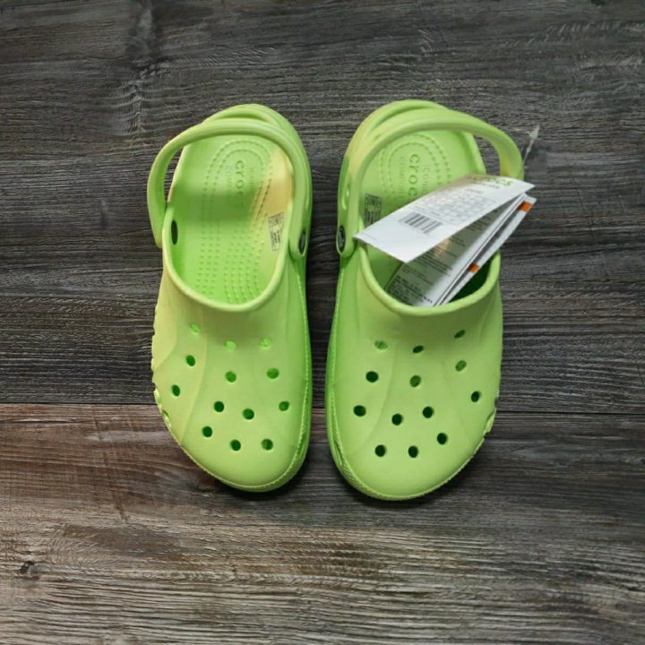 Crocs женские сабо платформа артикул 208392 салат