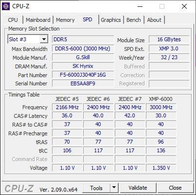 G.Skill Trident Z DDR5 (16x2) 32Gb, 6000MHz, Cl 30