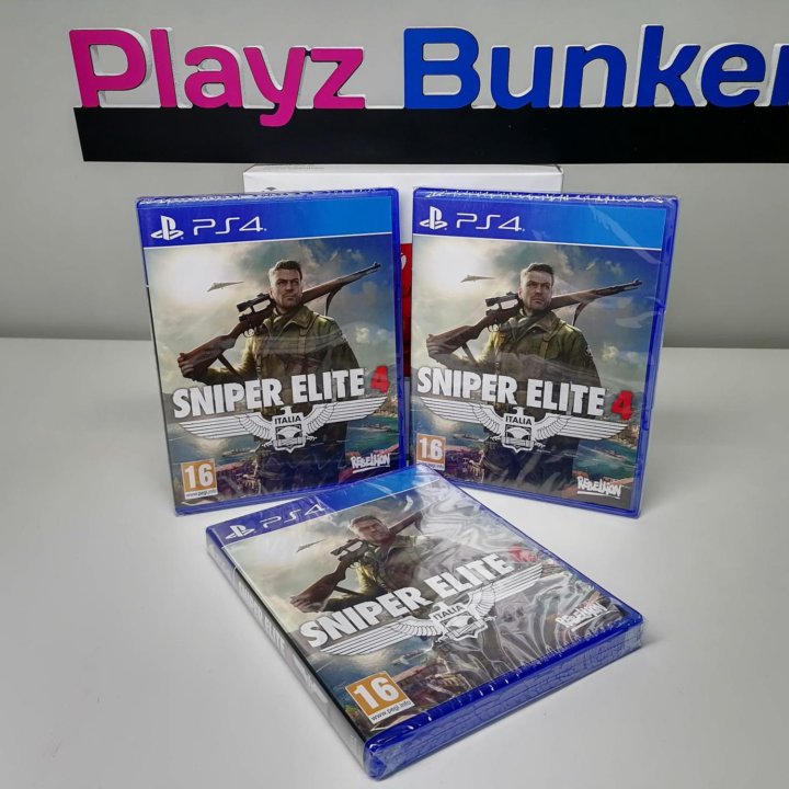 Sniper Elite 4 Новый PS4 /PS5