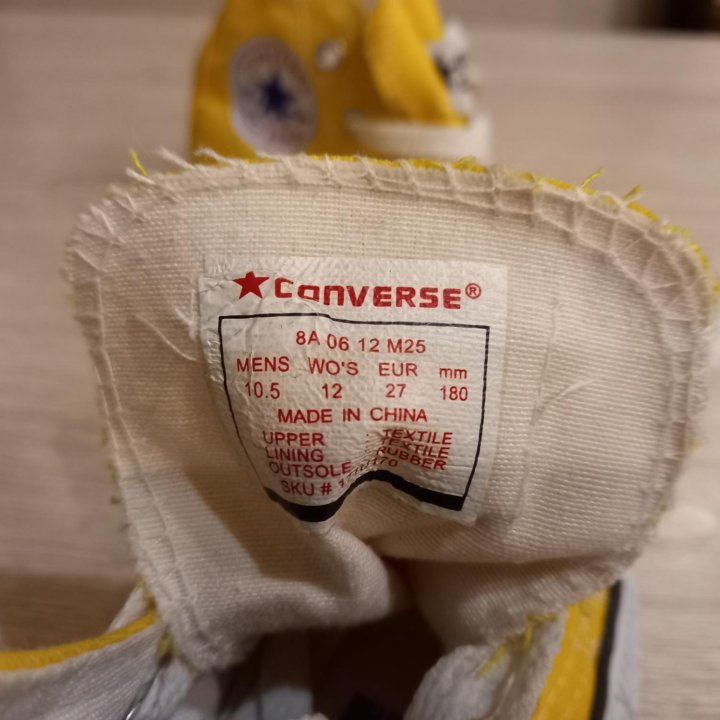 Кеды Converse детские 27 и 28 размеры