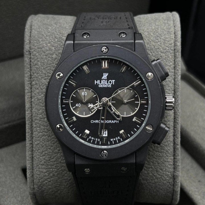 Часы мужские hublot хронограф