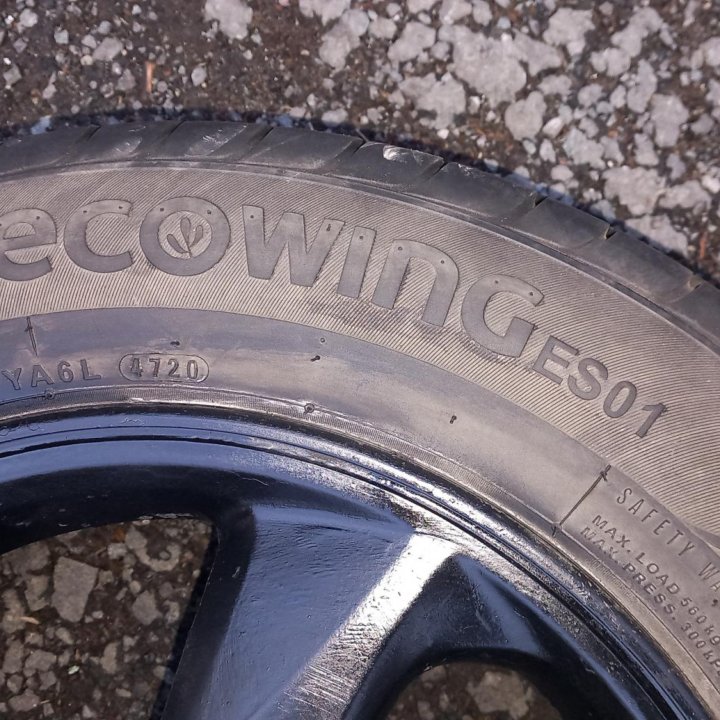 Комплект Летних Колёс Kumho7 ECOWINGes01185/65R15