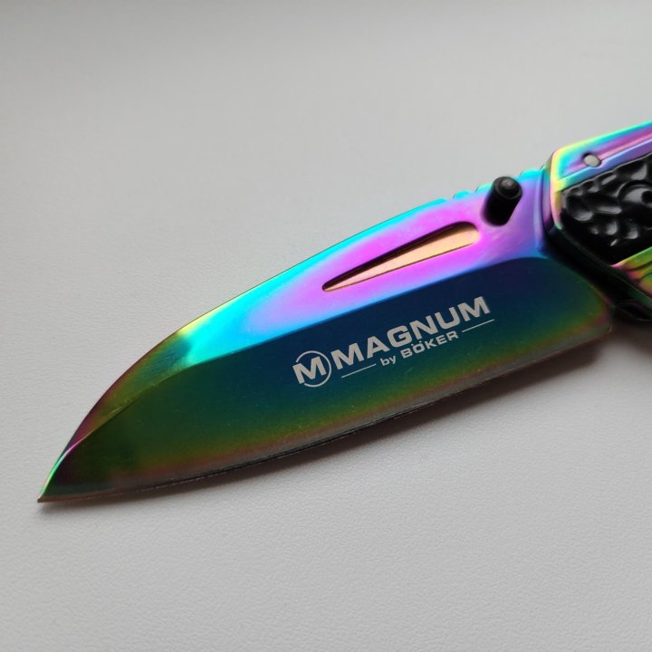 Нож Boker Magnum Rainbow Charcoal