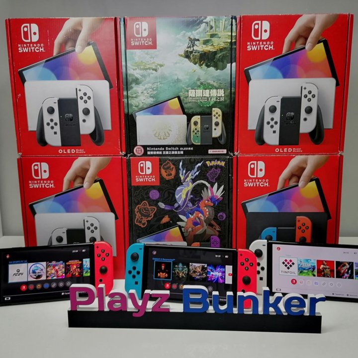 Nintendo Switch Oled Новые и б/у+999игр