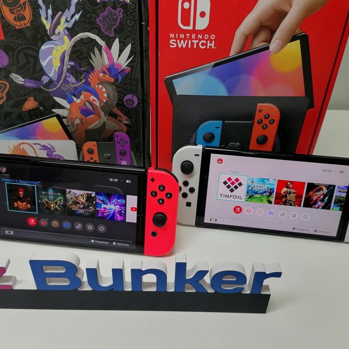 Nintendo Switch Oled Новые и б/у+999игр