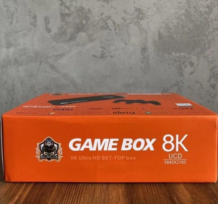 Игровая приставка Game Box 8k + android TV