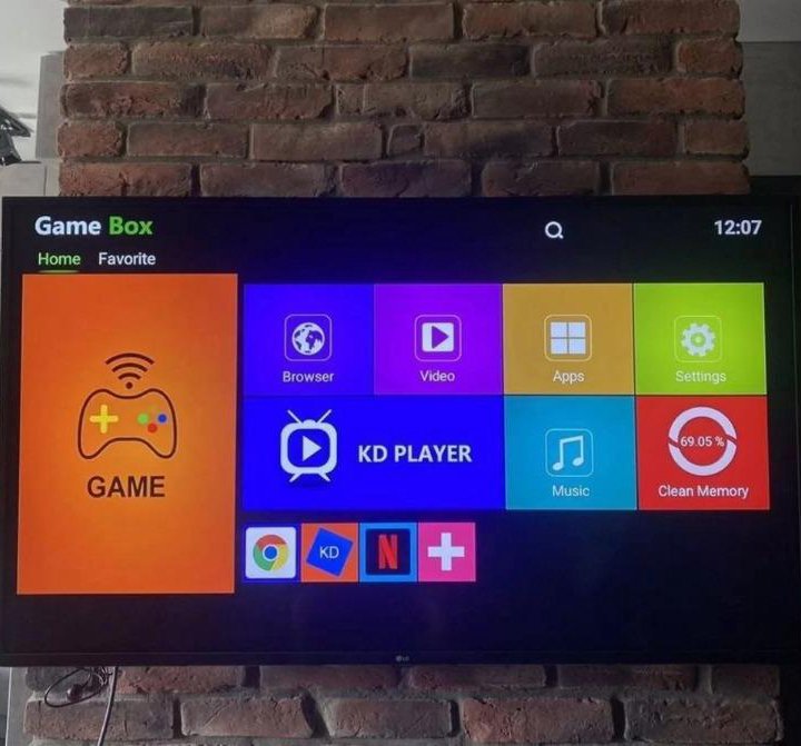 Игровая приставка Game Box 8k + android TV