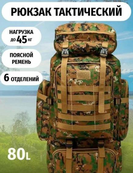 Рюкзак тактический Skully Tactic rwzs01 80L