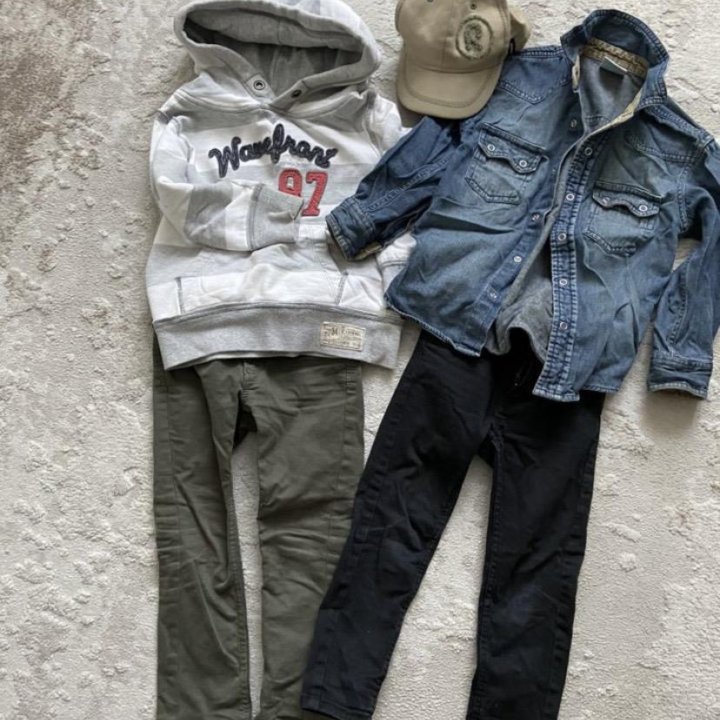 Большой пакет одежды на мальчика (размеры 92-98)