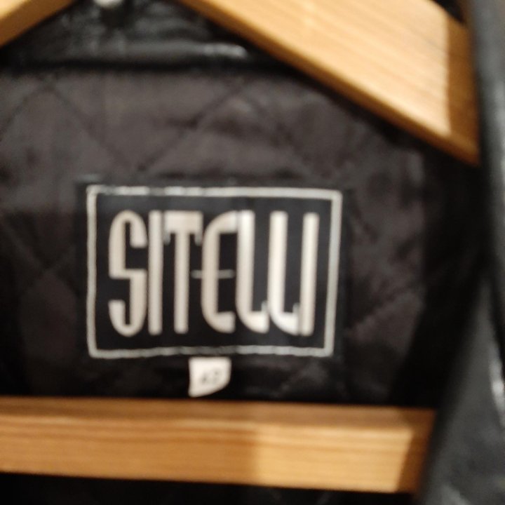 кожанка натуральная черная