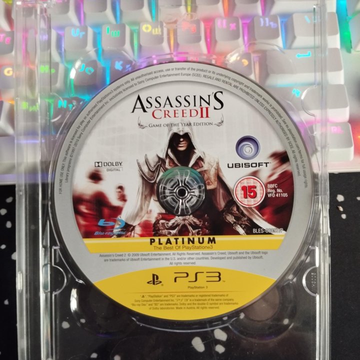 Продам диск на ps3 Assassin's Creed 2(Platinum)