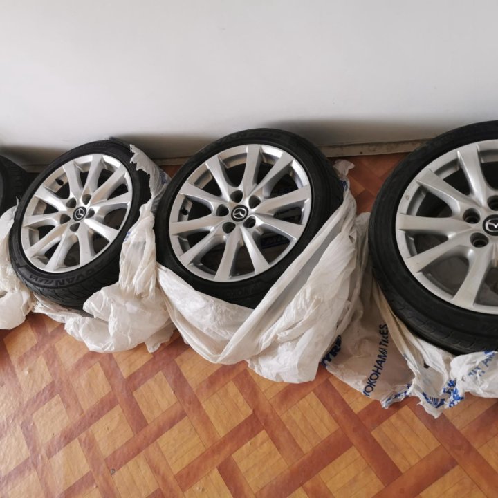 Колеса в сборе на Мазда. 205/50R17