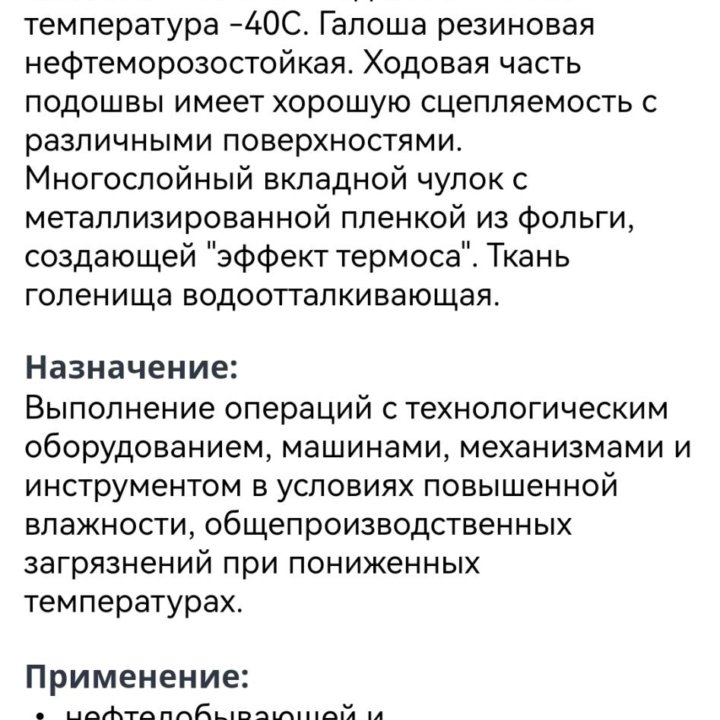 Зимние сапоги Арктика