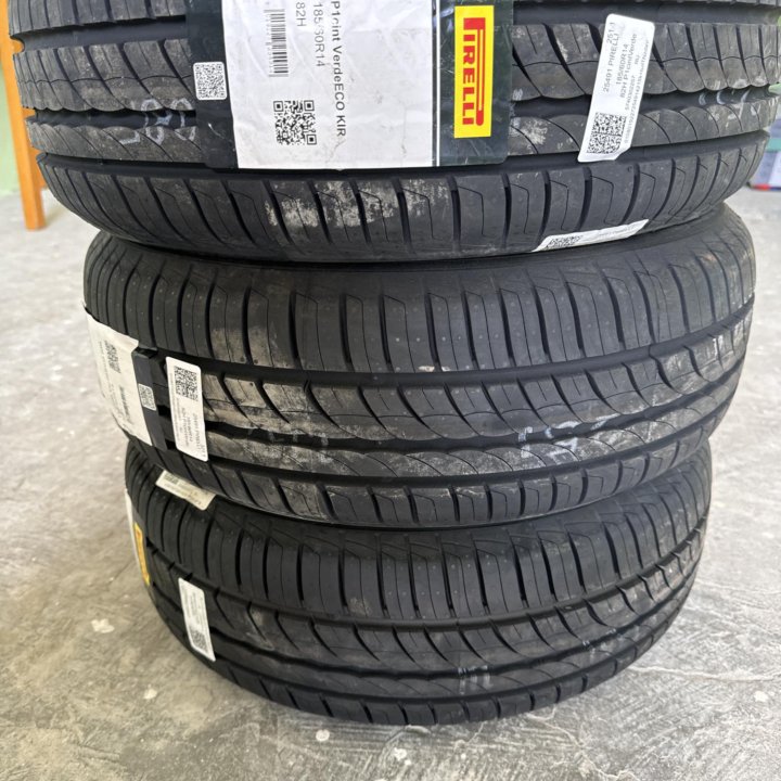 НОВЫЕ Пирели 185/60 r14 4 штуки