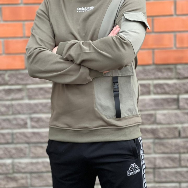 Кофта свитшот Adidas S-2XL (46-54)