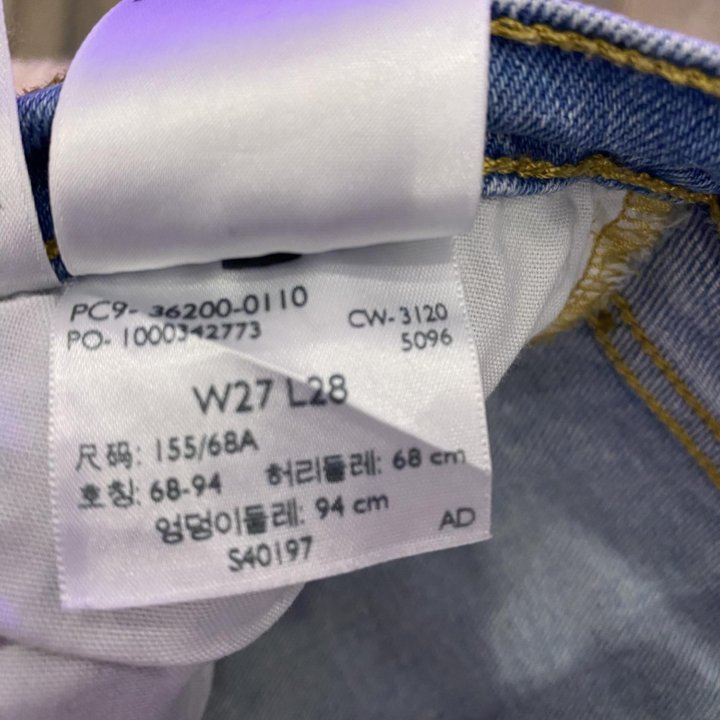 Оригинальные женские джинсы Levi’s 501