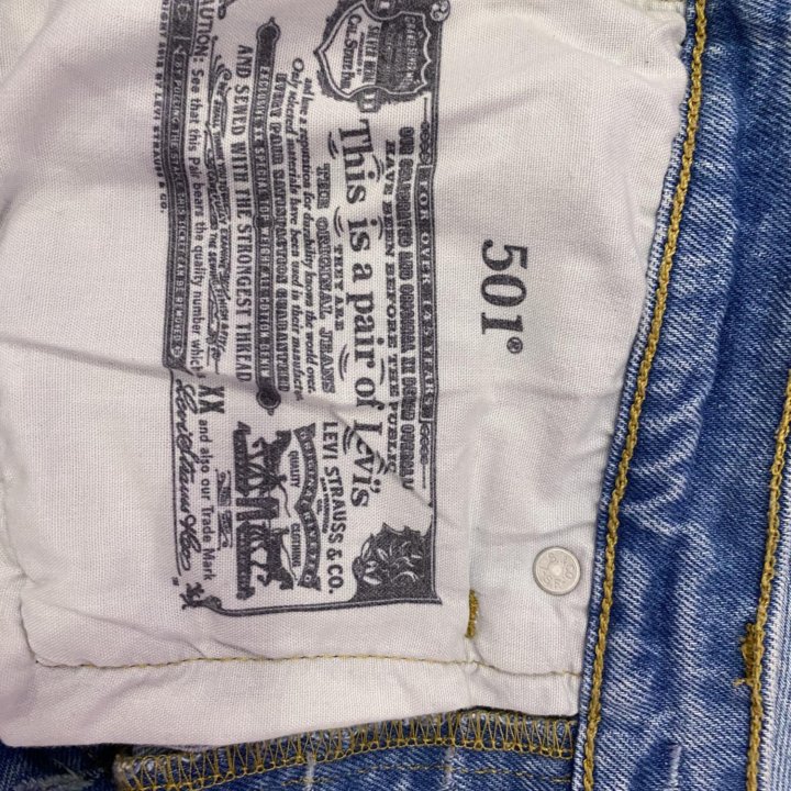 Оригинальные женские джинсы Levi’s 501