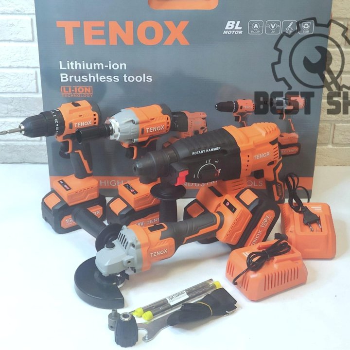Аккумуляторный набор Tenox 4 в 1