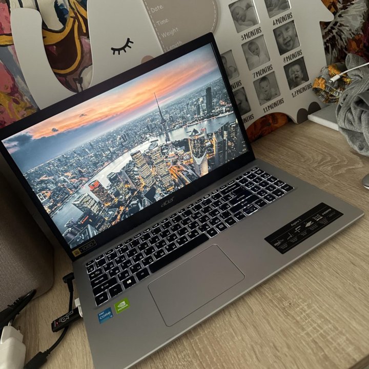 Acer Aspire 5 (i3-1114G4, MX450, 8gb, SSD 256gb)