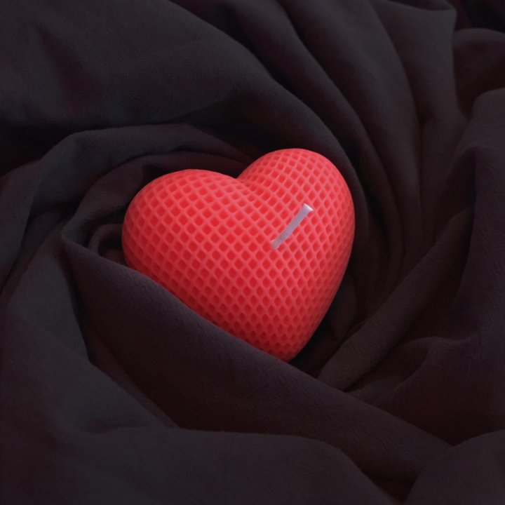 Ароматическая свеча «сердце»