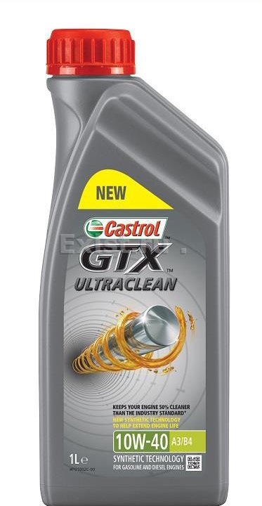 Моторное масло Castrol GTX Ultraclean 10W-40