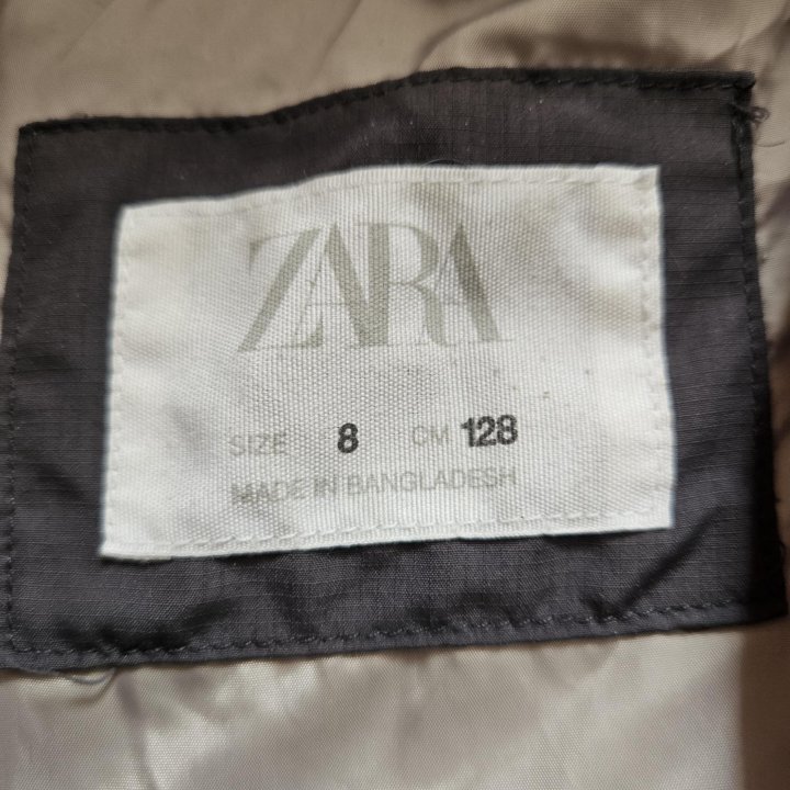 Куртка на мальчика р.128 Zara зимняя