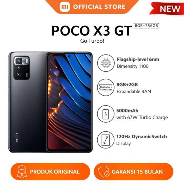 Телефон Xiaomi Poco X3 GT