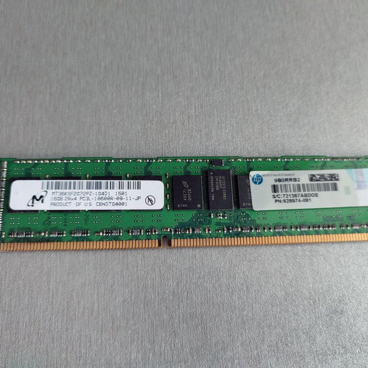 Серверная память DDR3 REG ECC 2/16GB